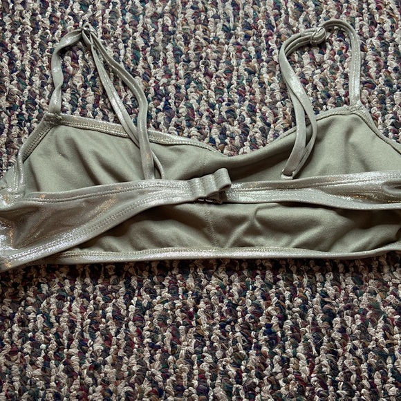 Gold Bikini Top perfect for summer. Size medium. - Picture 2 of 2